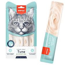 Wanpy Creamy Cat Treat Tuna & Cod Fish 70gm