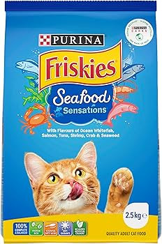 Purina Friskies Adult Cat Food Dry Seafood Sensation 2.5kg