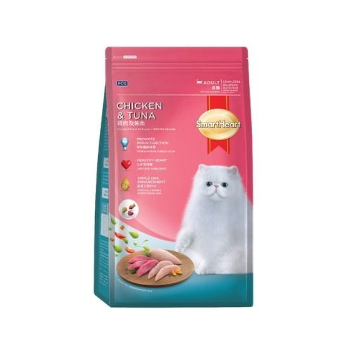 Smartheart Dry Cat Food Adult 1+Chicken and Tuna 3kg