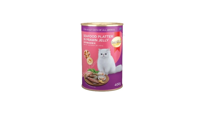 SmartHeart Cat Canned Seafood Platter In Prawn 400gm