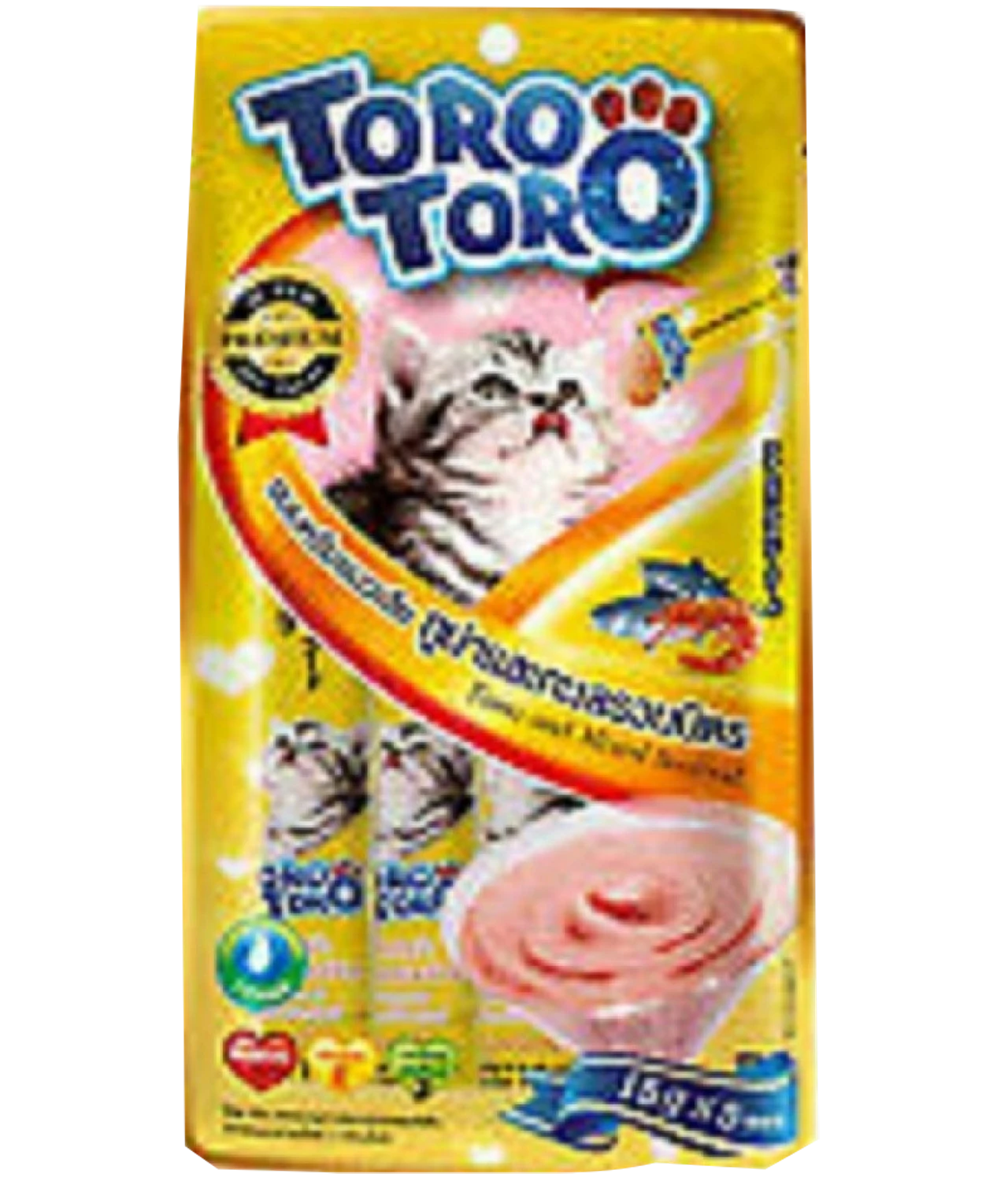 Toro Toro Lickable Treat Tuna & Mixed Seafood (5*15g)