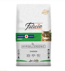 Felicia Low Grain Dry Cat Food Digest Care Adult Chicken 2KG