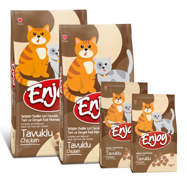 Enjoy Adult Cat Food with Tavuklu Chicken 1kg