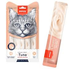 Wanpy Creamy Cat Treat Tuna & Salmon 70gm
