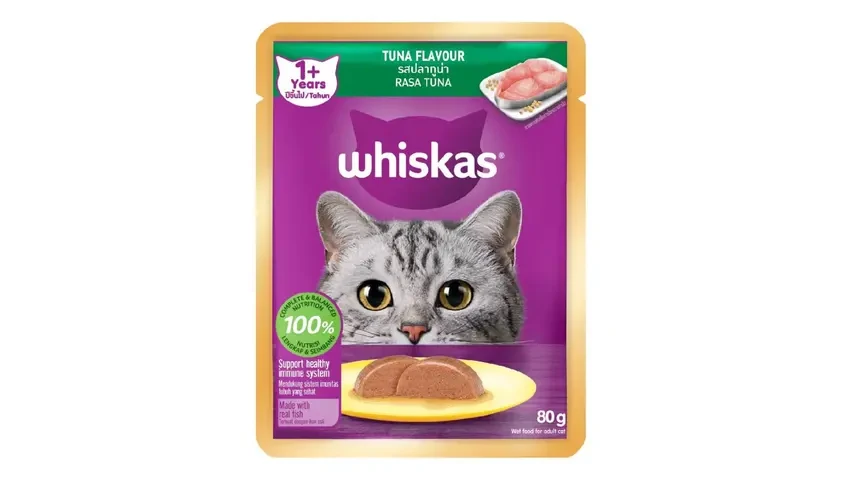 Whiskas Pouch Adult Tuna 80G