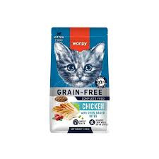 Wanpy Grain Free Super Premium Dry Cat Food Kitten Chicken 1.5KG