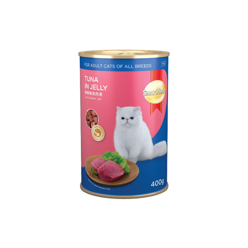 SmartHeart Cat Canned Food Tuna In Jelly 400gm